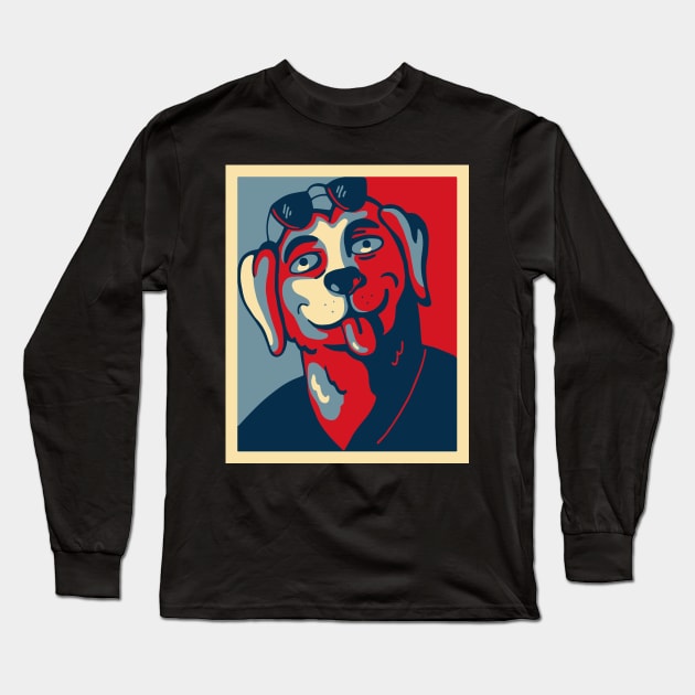 Mr. Peanutbutter for Governor Long Sleeve T-Shirt by RetroFreak